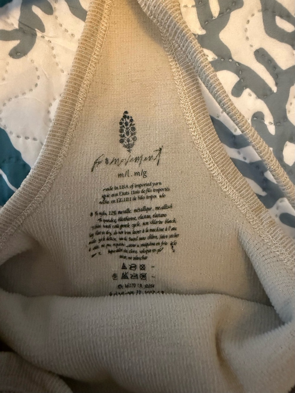 Free People Cream Ribbed Racerback Tank - Picture 2 of 2